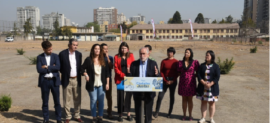 Ministro Montes anuncia la compra de terreno de Ciudad del Niño para construcción de viviendas
