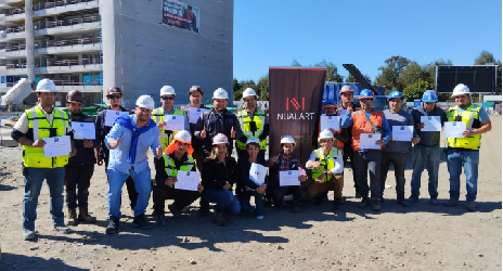 CChC Araucanía capacitó a más de 70 trabajadores de la construcción en la región