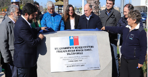 Ministra López encabeza inauguración del nuevo borde costero Fragata María Isabel en Talcahuano