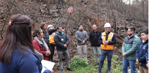 MOP Ñuble da inicio a la reconstrucción de 5 Sistemas Sanitarios Rurales afectados por los incendios forestales