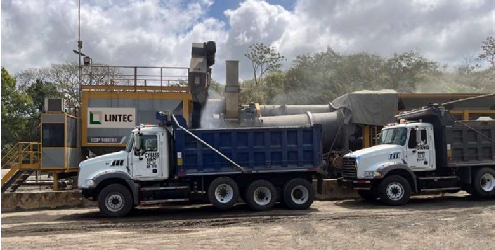 Contratista panameño incursiona en el suministro de asfalto con la planta mezcladora continua de asfalto Lintec CDP14001M
