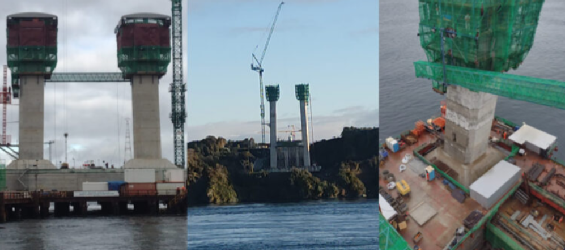 Puente Chacao: imágenes muestran avance de la construcción a 5 años del inicio de obras