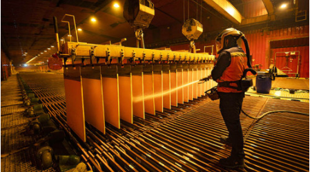 Minera Antucoya potencia economía circular y recicla 310 toneladas de ánodos de plomo