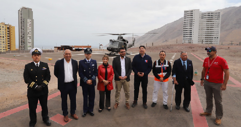 Ministra de Obras Públicas anuncia 2.100 millones de pesos para la construcción de nuevos puntos de posada para helicópteros en Tarapacá