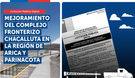 MOP inicia licitación por más de 7.700 millones de pesos para el mejoramiento del Complejo Fronterizo Chacalluta en la Región de Arica y Parinacota