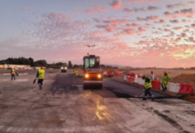 Un 19% de avance alcanzan trabajos en pista del Aeropuerto Carriel Sur: la infraestructura permitirá ser una opción para la operación de vuelos internacionales desde Talcahuano