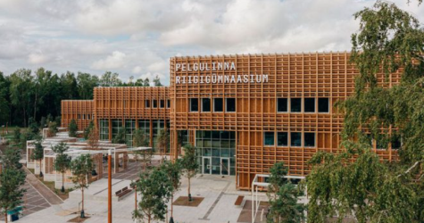 ESTONIA INAUGURA ESCUELA PÚBLICA CON UNA DE LAS ESTRUCTURAS DE MADERA MÁS GRANDES DEL PAÍS