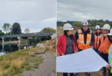 Constructora recibe terreno para iniciar obras de reposición del anhelado puente Cancura