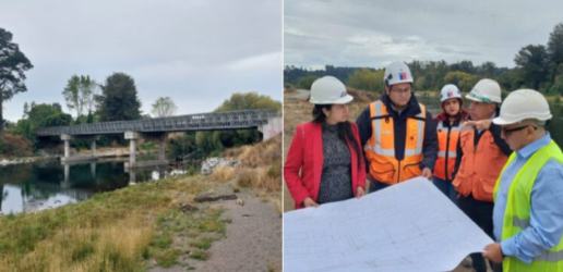 Constructora recibe terreno para iniciar obras de reposición del anhelado puente Cancura