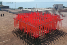 El Pesar del Viento: un pabellón arquitectónico temporal llega al Parque Araucano