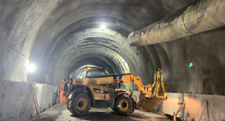 Nuevo Puente Ferroviario: avanza construcción de túnel en Cerro Chepe de Concepción