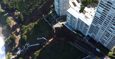 Avanzan al 50% reparaciones de Edificio Miramar por socavones: entrega está prevista para diciembre