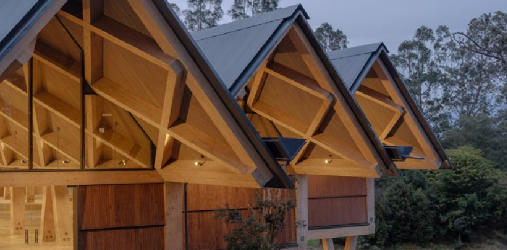 Arquitectura sostenible que conecta con la naturaleza