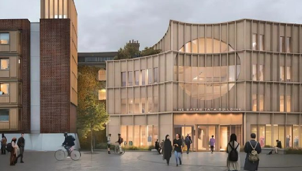 Madera Contralaminada para el Centro Oxford-India Ratan Tata.