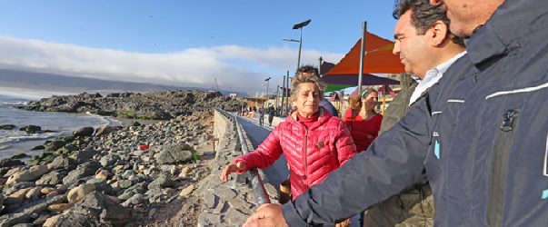Ministra de Obras Públicas anuncia Plan de Bordes Costeros por cerca de USD$ 500 millones a 2035