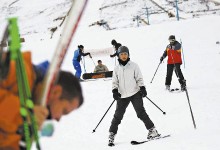 Centros de esquí de zona central esperan más de un metro de nieve