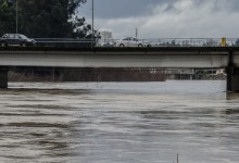 Caudal de río Rahue en Osorno alcanzó nivel rojo tras intensas precipitaciones