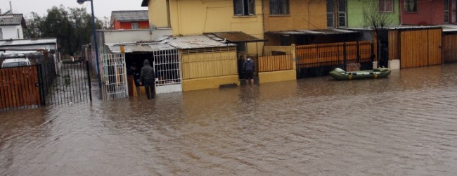 Balance Onemi por sistema frontal: 38 personas damnificadas y 18 viviendas con daño mayor