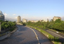 Comienza la marcha blanca del primer tramo del Mapocho 42k en Providencia