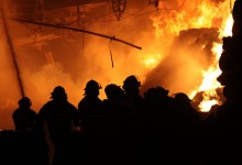Bomberos controló incendio que afectó esta noche de lunes a la mina Chuquicamata