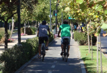 Santiago y Providencia inauguran nueva ciclovía de calle Marín que conecta a ambas comunas