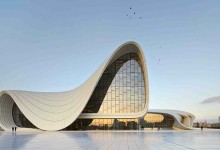 El roble blanco de EE UU viste el auditorio de un singular proyecto de Zaha Hadid en Azerbayán