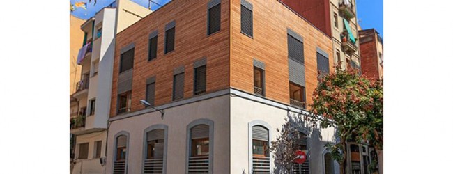 Primer edificio plurifamiliar en altura realizado en España con estructura de entramado ligero de madera