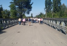 Inauguran puente mecano que busca mejorar conectividad para sector Pedregal en Los Ángeles
