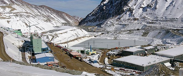 Anglo American detiene funcionamiento de planta de molienda en Los Bronces por fuga de mineral