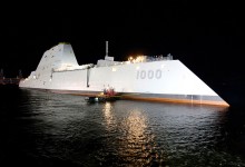 Zumwalt, el mayor destructor con propulsión totalmente eléctrica jamás construido