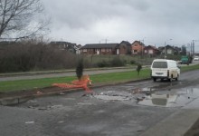 Llaman al Serviu a inspeccionar obras de reparación de avenida Damann de Valdivia