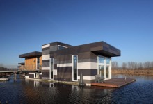Arquitectura moderna: casas en el agua