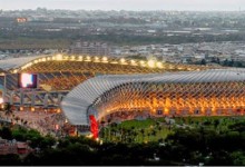 Sorprendente: Estadio solar con forma de dragón