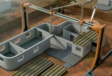 El proyecto para la construcción trata de hacer bloques como una habitación con robots