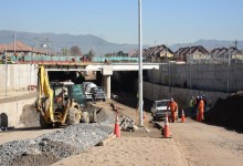Intendente Orrego recorre obras de nuevo acceso a Quilicura: ahorrará hasta 40% de tiempo