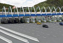 Autoridades de Obras Públicas visitaron construcción de nueva plaza de peaje y terceras pistas en Angostura