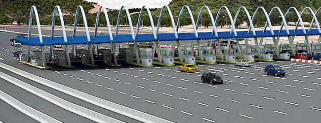 Autoridades de Obras Públicas visitaron construcción de nueva plaza de peaje y terceras pistas en Angostura