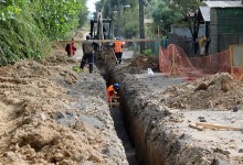 60% de avance presentan obras de alcantarillado en sector urbano de Machalí