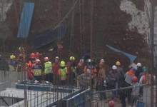 Conmoción por derrumbe en construcción que deja a dos trabajadores muertos