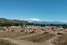 Avanza construcción de 68 viviendas del comité Las Bandurrias de Chile Chico