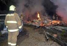 Un ataque incendiario acabó con siete maquinarias en un sector rural de Padre Las Casas