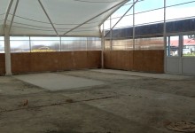 Terminaron los trabajos de construcción del patio techado de la Escuela Mirasol