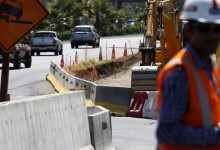 28 por ciento de avance presenta construcción de Avenida Padre Hurtado en Los Ángeles