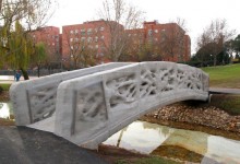 UPC participa en construcción del primer puente peatonal impreso en Madrid