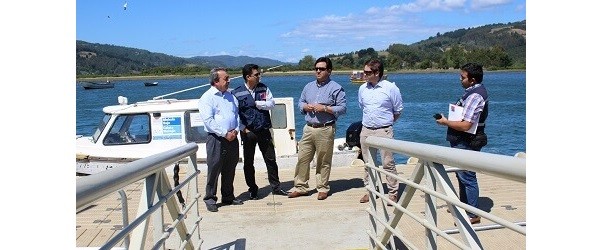 MOP concluye construcción de embarcadero de Mehuín Bajo y obras son traspasadas al municipio de Mariquina