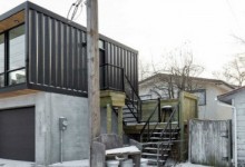 Las casas Horombo son hechas con contenedores