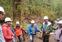 Avanza la construcción de minicentral hidroeléctrica en Puerto Gaviota