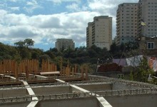 Supervisa Toño Arredondo la construcción del nuevo puente a mancera