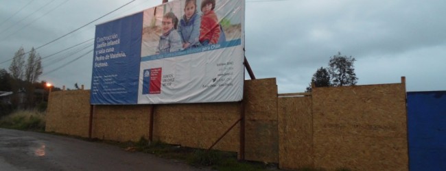 Comenzó la construcción de la sala cuna y jardín infantil más grande de Futrono