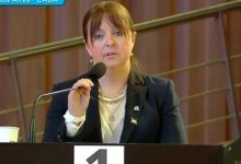 Odarda propuso la construcción de un parque eólico en Sierra Grande